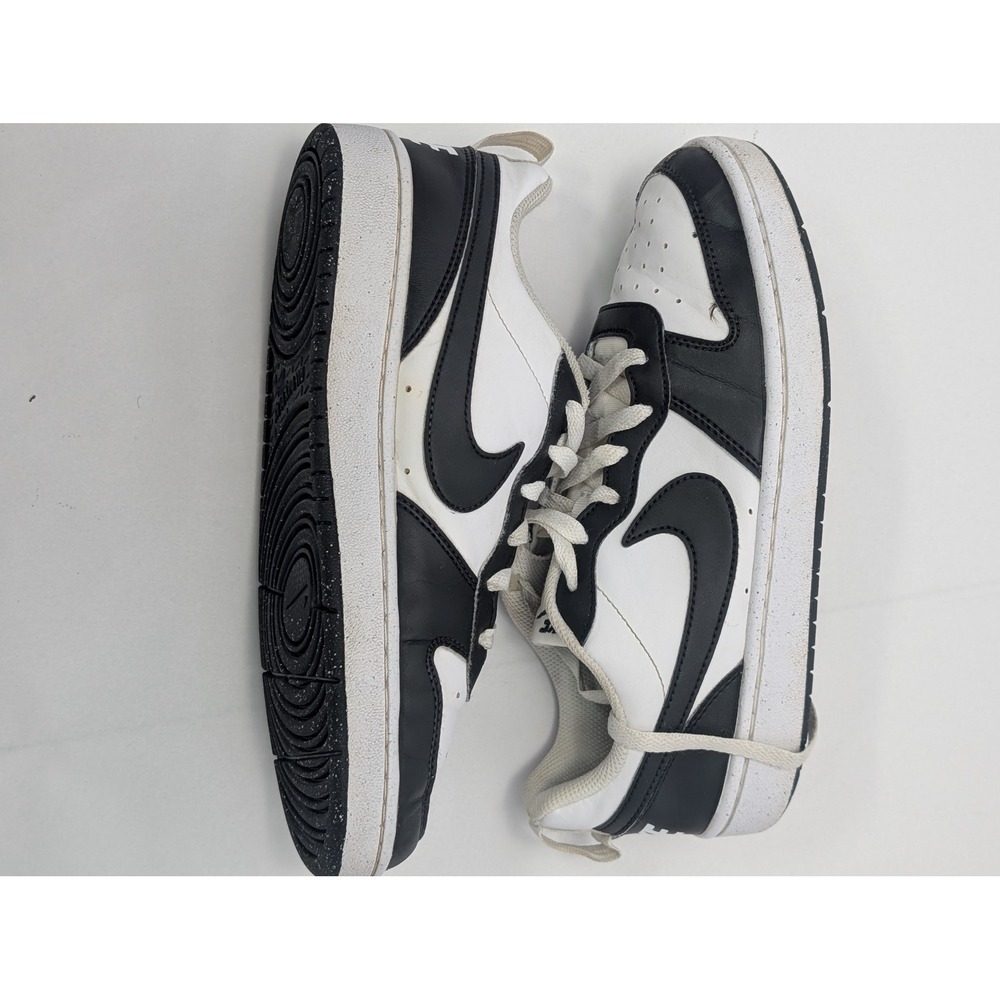 Nike Court Borough Low Recraft Big Kids Shoes Black White DV5456-131 7Y - Picture 8 of 11